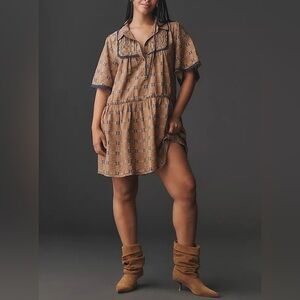 NWOT Pilcro Short-Sleeve Tunic Shirt Dress